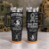 Florida State Seminoles Veterans Salute To Service 40oz Tumbler