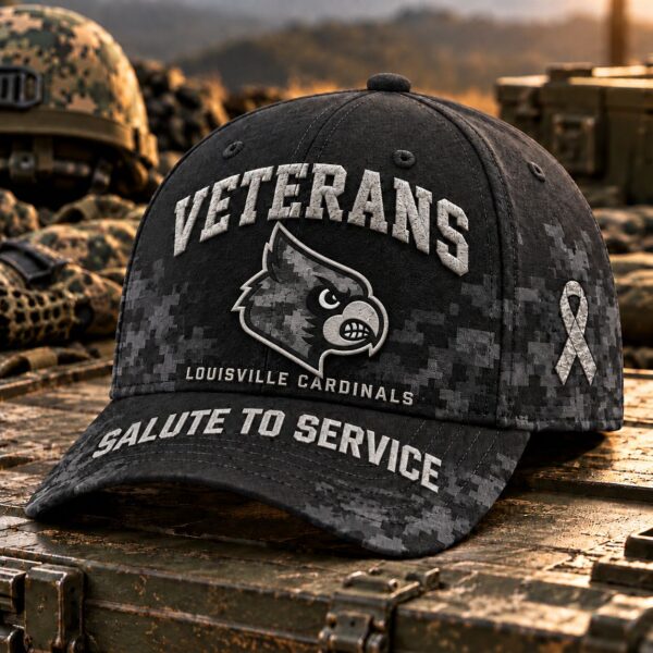 Louisville Cardinals Veterans Salute To Service Baseball Cap