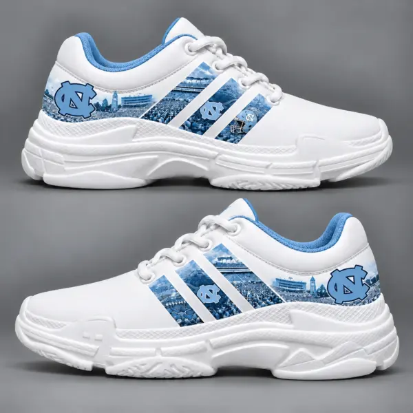North Carolina Tar Heels Ultimate Fan Spirit Sneakers – Game Day Edition