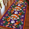Clemson Tigers Christmas Mascot Table Runner
