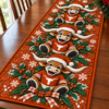 Texas Longhorns Christmas Mascot Table Runner