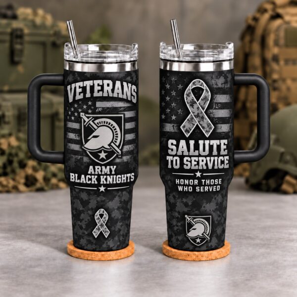 Army Black Knights Veterans Salute To Service 40oz Tumbler