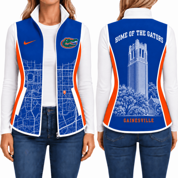 Florida Gators Sleevesless Women Fleece Jacket
