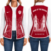 Indiana Hoosiers Sleevesless Women Fleece Jacket