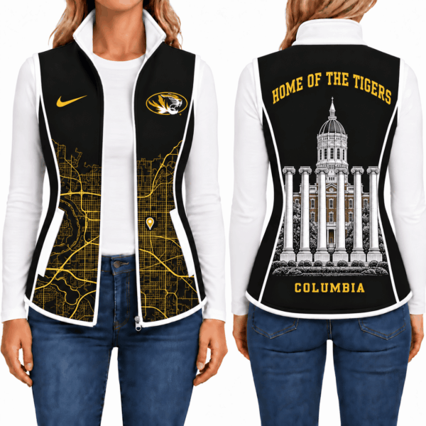 Missouri Tigers Sleevesless Women Fleece Jacket