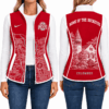 Ohio State Buckeyes Sleevesless Women Fleece Jacket