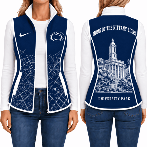 Penn State Nittany Lions Sleevesless Women Fleece Jacket