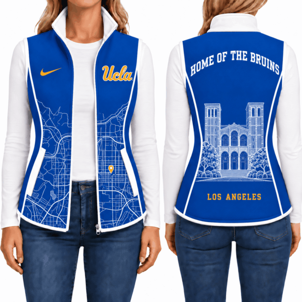UCLA Bruins Sleevesless Women Fleece Jacket