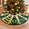 Oregon Ducks Football Fan Quilted Tree Skirt