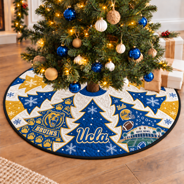UCLA Bruins Football Fan Quilted Tree Skirt