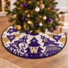 Washington Huskies Football Fan Quilted Tree Skirt