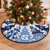 North Carolina Tar Heels Football Fan Quilted Tree Skirt