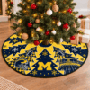 Michigan Wolverines Football Fan Quilted Tree Skirt