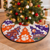 Clemson Tigers Football Fan Quilted Tree Skirt