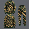 Penn State Nittany Lions Military Camo Waffle Knit Sweatshirt and Jogger Pants Set