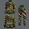 UCLA Bruins Military Camo Waffle Knit Sweatshirt and Jogger Pants Set
