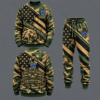 Kentucky Wildcats Military Camo Waffle Knit Sweatshirt and Jogger Pants Set