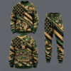 Navy Midshipmen Military Camo Waffle Knit Sweatshirt and Jogger Pants Set