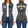 Notre Dame Fighting Irish Christmas Women Sleevesless Fleece Jacket