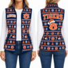 Auburn Tigers Christmas Women Sleevesless Fleece Jacket