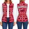 Arkansas Razorbacks Christmas Women Sleevesless Fleece Jacket