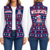 Arizona Wildcats Christmas Women Sleevesless Fleece Jacket