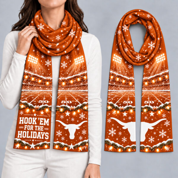Texas Longhorns Women Christmas Scarf
