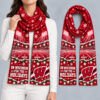 Wisconsin Badgers Women Christmas Scarf