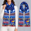 Kansas Jayhawks Women Christmas Scarf