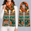 Miami Hurricanes Women Christmas Scarf