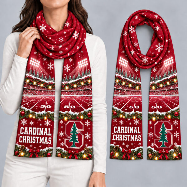 Stanford Cardinal Women Christmas Scarf