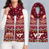 Virginia Tech Hokies Women Christmas Scarf