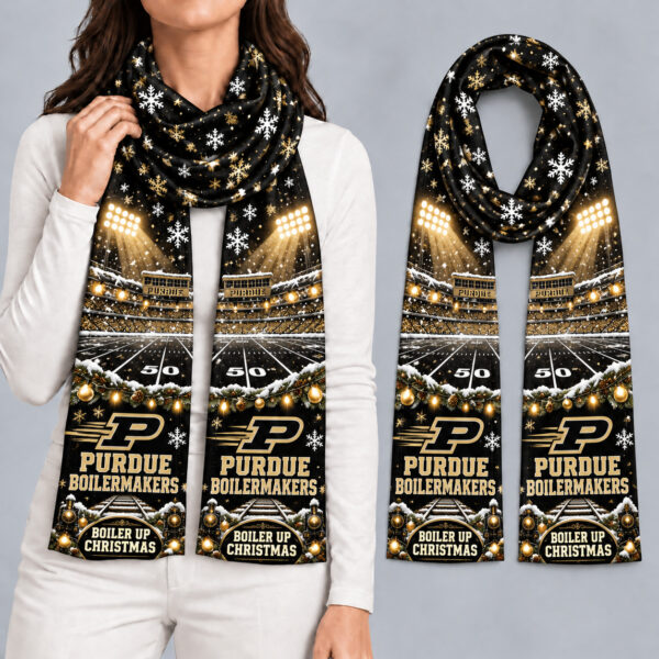 Purdue Boilermakers Women Christmas Scarf