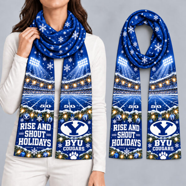 BYU Cougars Women Christmas Scarf
