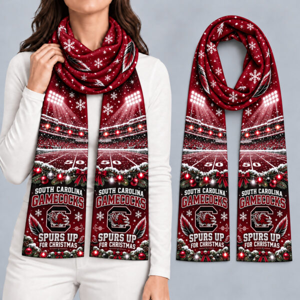 South Carolina Gamecocks Women Christmas Scarf