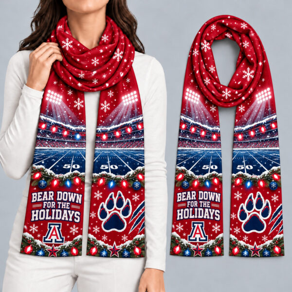 Arizona Wildcats Women Christmas Scarf