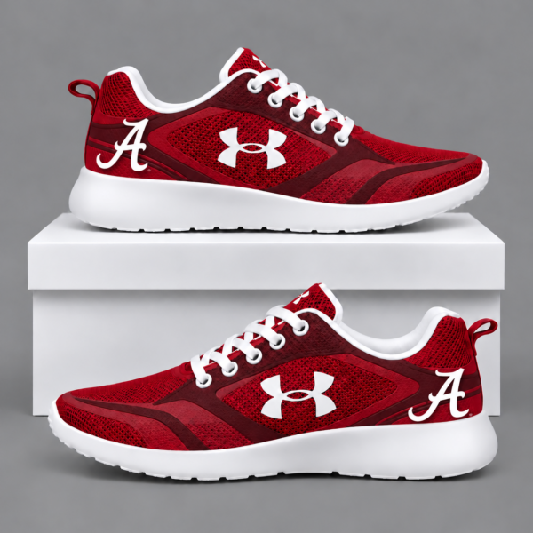 Alabama Crimson Tide Football Team Logo Running Sneakers