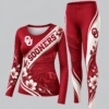 Oklahoma Sooners Football Team Women's Long Sleeve Shirt & Leggings Set