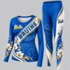 UCLA Bruins Football Team Women's Long Sleeve Shirt & Leggings Set