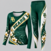 Baylor Bears Football Team Women's Long Sleeve Shirt & Leggings Set