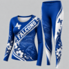 Air Force Falcons Football Team Women's Long Sleeve Shirt & Leggings Set