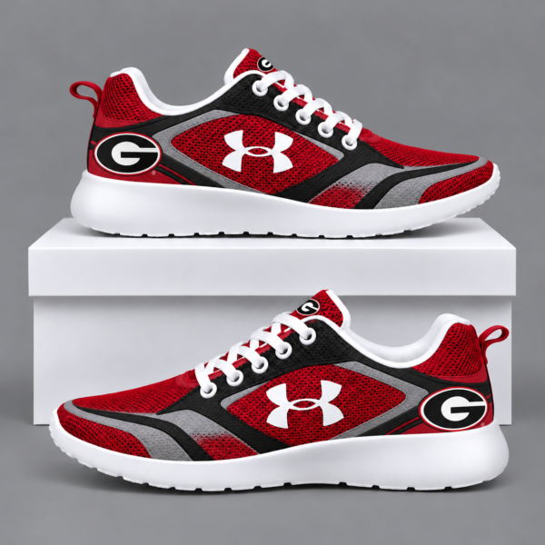 Georgia Bulldogs Football Team Logo Running Sneakers