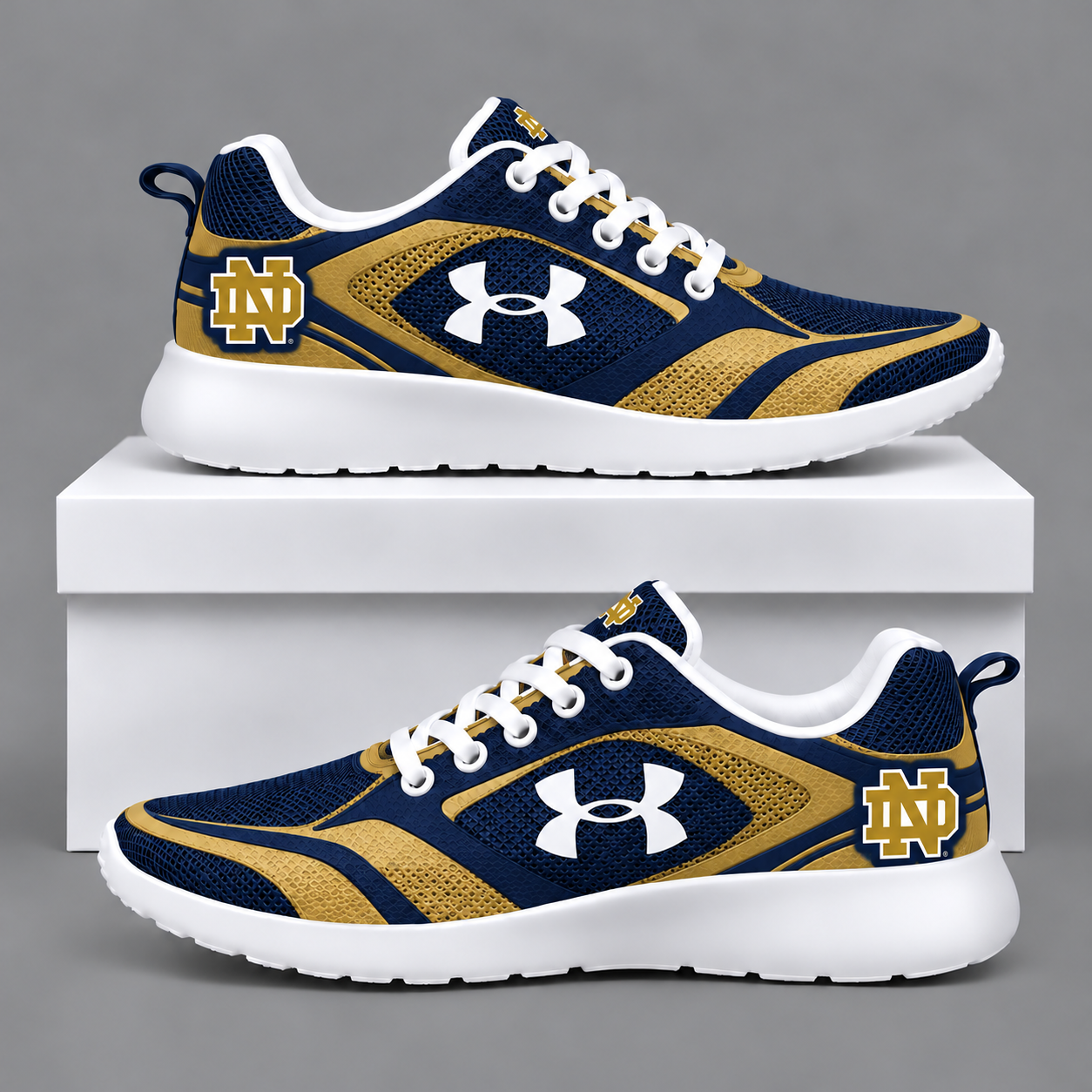 Notre Dame Fighting Irish Football Team Logo Running Sneakers