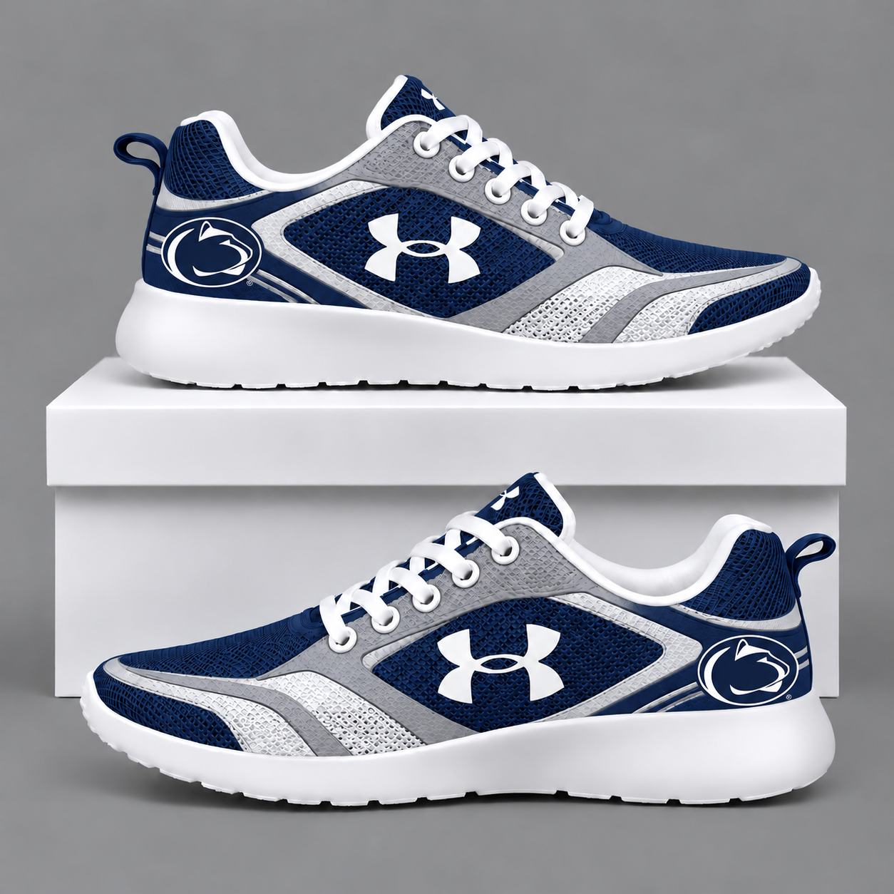 Penn State Nittany Lions Football Team Logo Running Sneakers