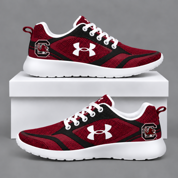 South Carolina Gamecocks Football Team Logo Running Sneakers