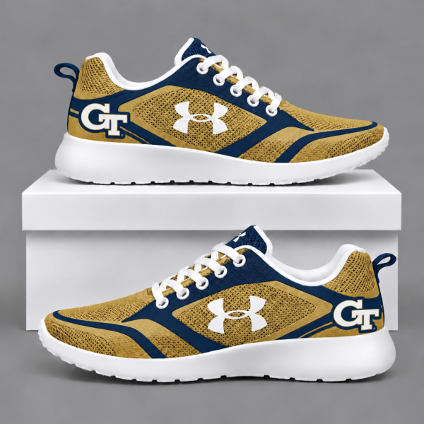 Georgia Tech Yellow Jackets Football Team Logo Running Sneakers