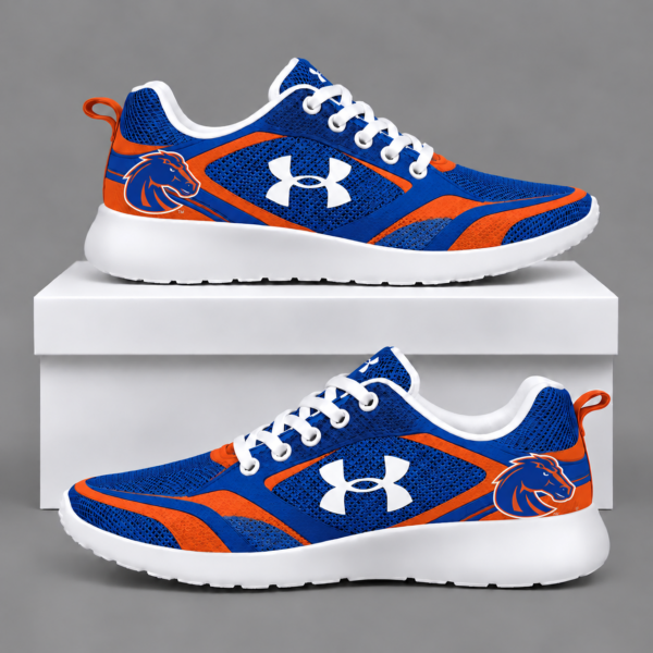Boise State Broncos Football Team Logo Running Sneakers