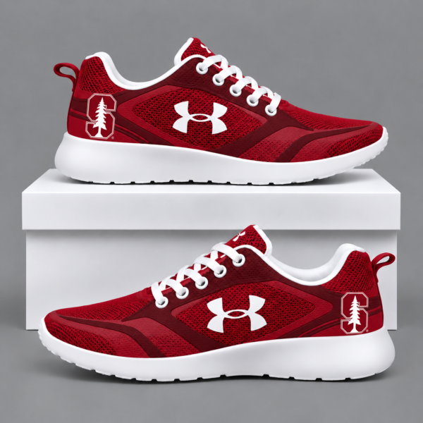 Stanford Cardinal Football Team Logo Running Sneakers