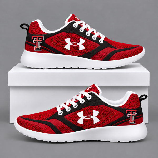 Texas Tech Red Raiders Football Team Logo Running Sneakers