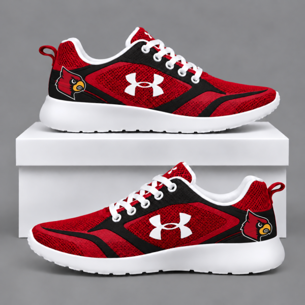 Louisville Cardinals Football Team Logo Running Sneakers